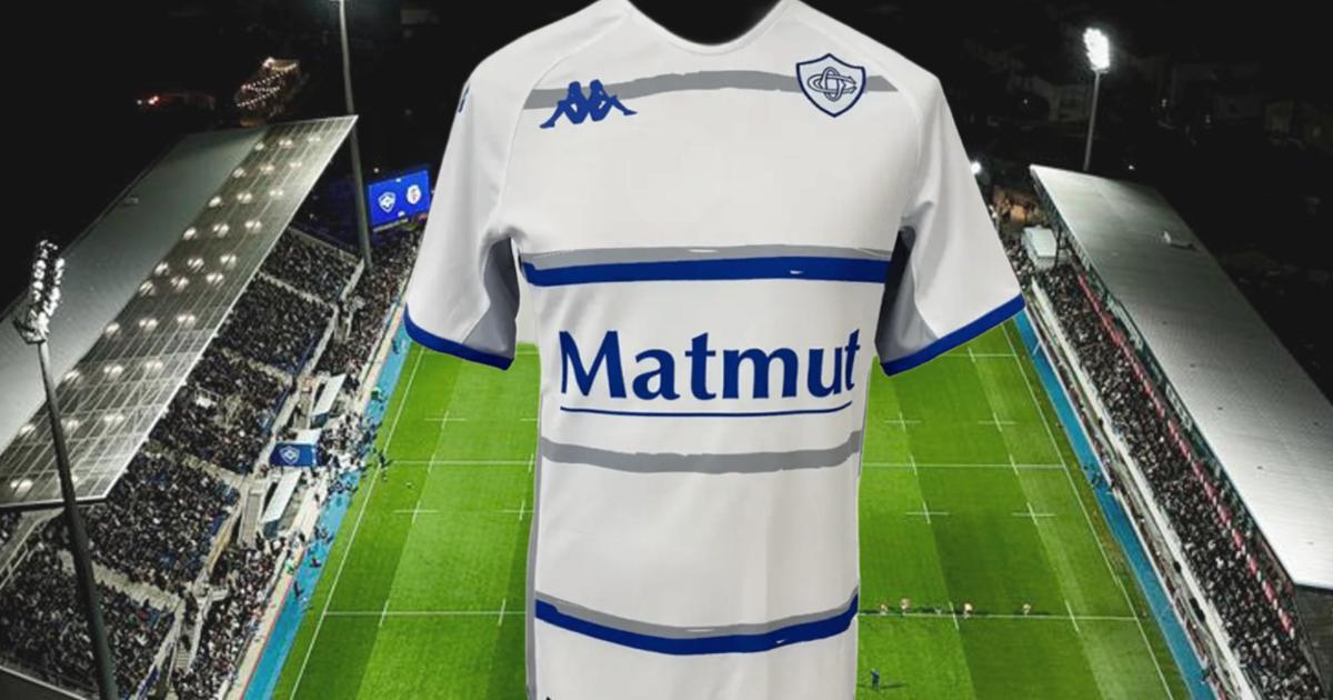 Maillot Rugby Castres Olympique 1997-2001 - Signé Labrousse & Hallinger - Force XV Taille XL